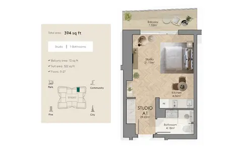 Midora Residences at JVC in Jumeirah Village Circle, Dubai, foto 3