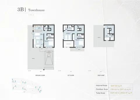 Plattegrond van 3 slaapkamers in Verdana Phase 5