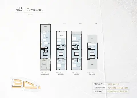 Plattegrond van 4 slaapkamers in Verdana Phase 5