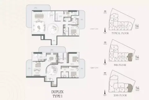 Plattegrond van 4 slaapkamers in The Caden