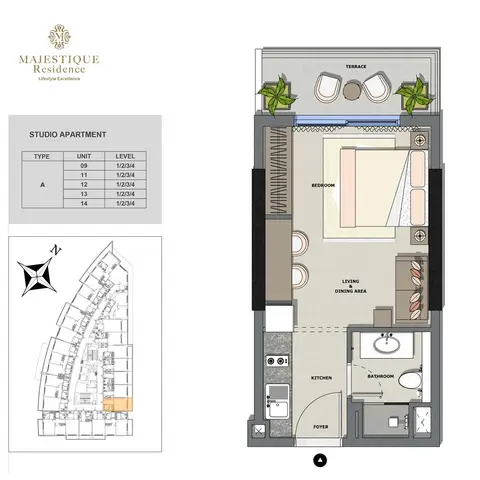 Majestique Residence 1 in Dubai South (Dubai World Central), Dubai, foto 3