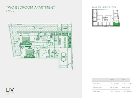 Joya Verde Residences in Jumeirah Village Circle, Dubai, foto 5