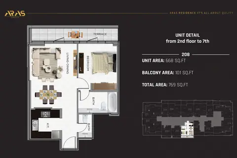 ARAS Residence in Dubai Land, Dubai, foto 4