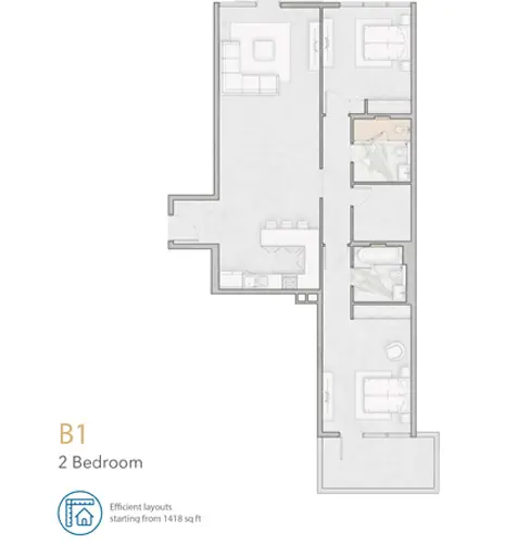 Aria Apartments in Jumeirah Village Circle, Dubai, foto 5