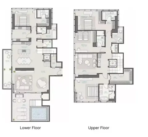 Plattegrond van 4 slaapkamers in Avenue Park Towers