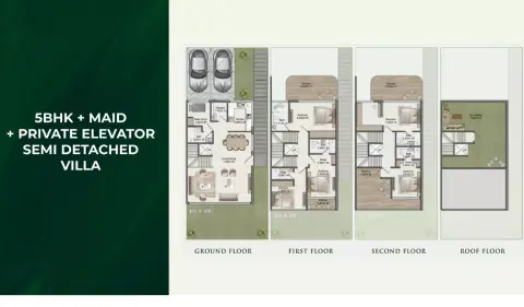 Plattegrond van 5 slaapkamers in Greenz by Danube