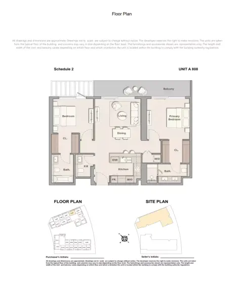 Plattegrond van 2 slaapkamers in The Hillgate