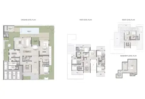 Plattegrond van 7 slaapkamers in South Bay Phase 6 By Dubai South