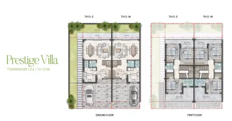 Plattegrond van 3 slaapkamers in Eterno Prestige Villas