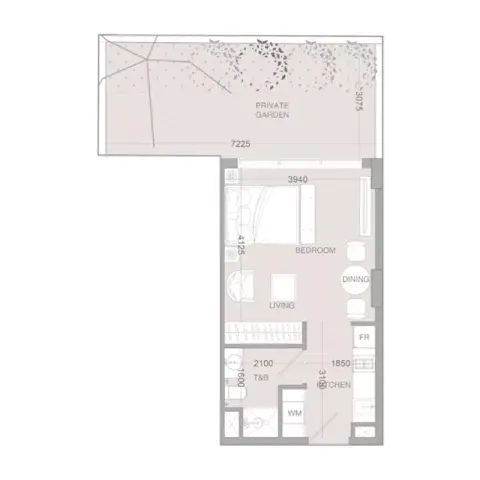 Plattegrond van Studio in IR1DIAN Park Phase 2 By object 1