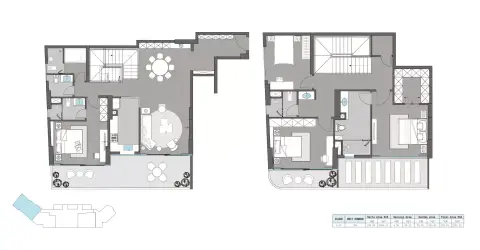 Plattegrond van 3 slaapkamers in Dreamlife Residences