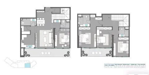 Plattegrond van 4 slaapkamers in Dreamlife Residences