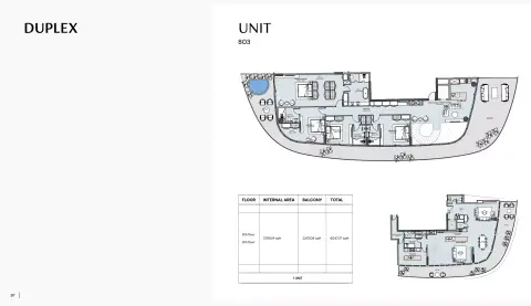 Plattegrond van 4 slaapkamers in Henge Residences