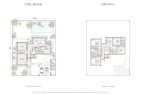 Plattegrond van 4 slaapkamers in Balghaiylam