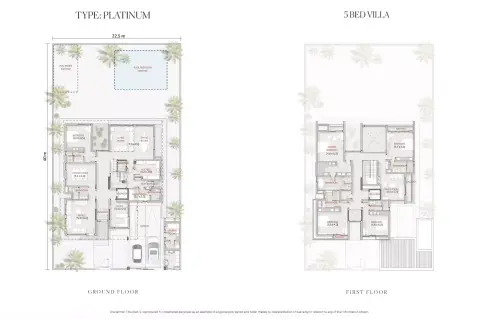 Plattegrond van 5 slaapkamers in Balghaiylam