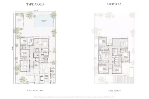 Plattegrond van 6 slaapkamers in Balghaiylam