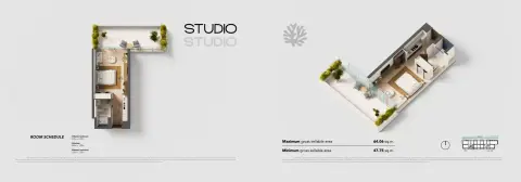 Plattegrond van Studio in Juman 2