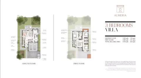 Plattegrond van 3 slaapkamers in Almeria