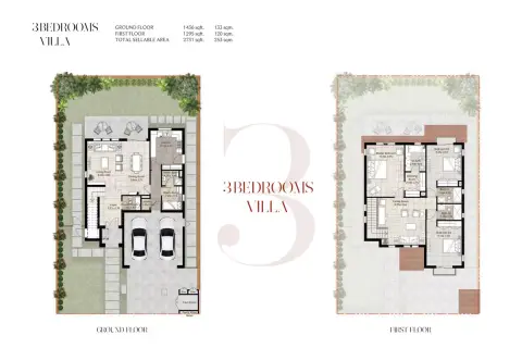 Plattegrond van 3 slaapkamers in Cordoba