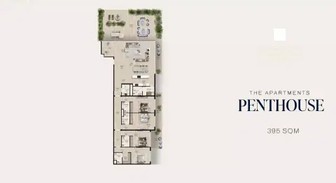 Plattegrond van 4 slaapkamers in Manchester City Residences