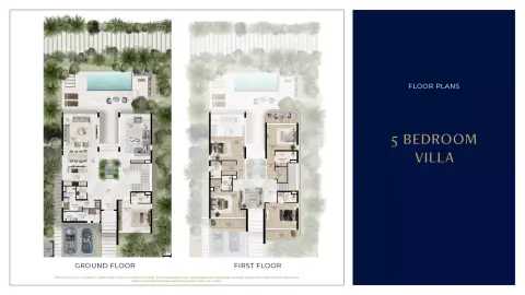 Plattegrond van 5 slaapkamers in Manchester City Residences