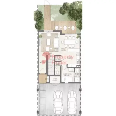 Plattegrond van 3 slaapkamers in Toledo