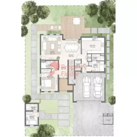 Plattegrond van 4 slaapkamers in Toledo