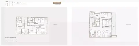 Plattegrond van 5 slaapkamers in Perla Phase 2 By Reportage
