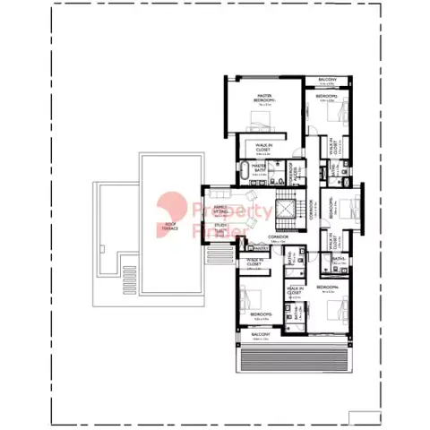 Plattegrond van 6 slaapkamers in The Dahlias