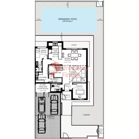 Plattegrond van 4 slaapkamers in The Magnolias
