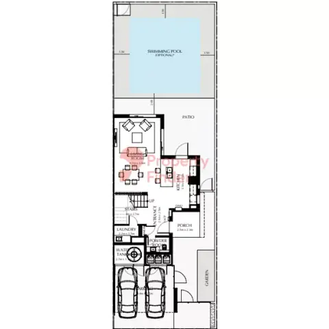 Plattegrond van 4 slaapkamers in The Magnolias