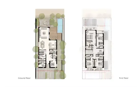 Plattegrond van 5 slaapkamers in The View Island