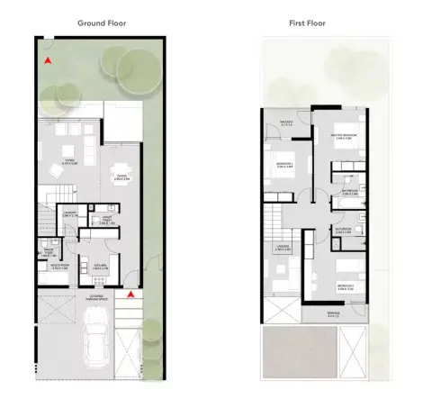 Plattegrond van 3 slaapkamers in Arada Masaar 3