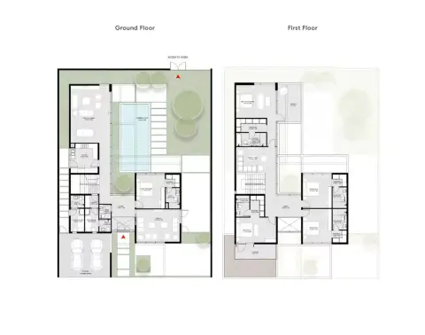 Plattegrond van 5 slaapkamers in Arada Masaar 3