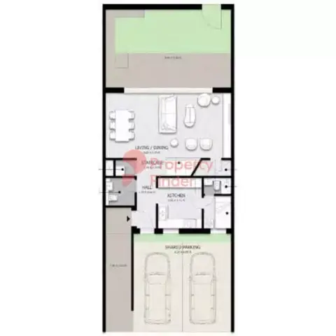 Plattegrond van 3 slaapkamers in Hayyan