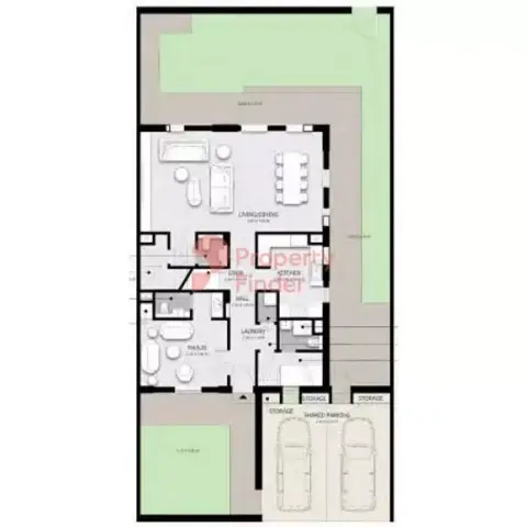 Plattegrond van 4 slaapkamers in Hayyan