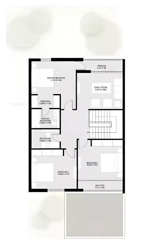 Plattegrond van 4 slaapkamers in Narenj