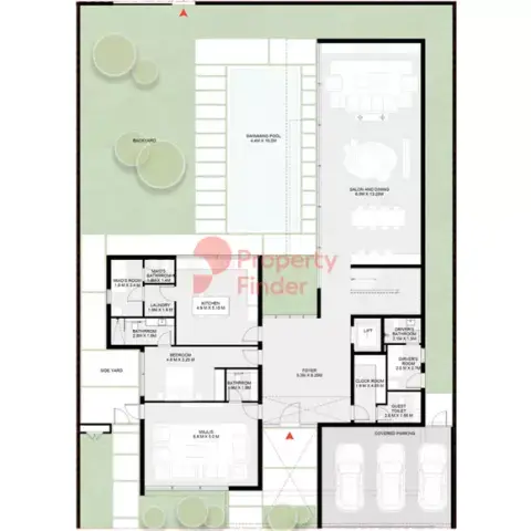 Plattegrond van 6 slaapkamers in Masaar Azalea