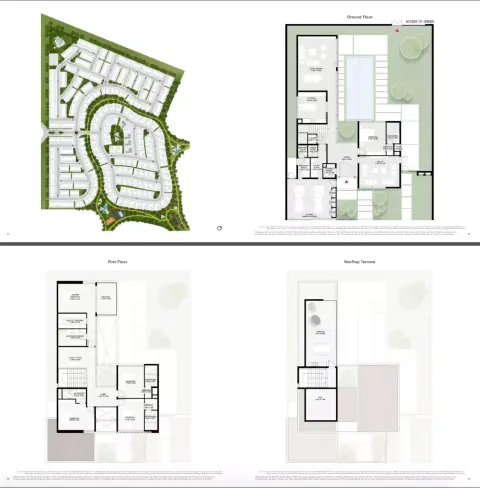 Plattegrond van 5 slaapkamers in Kaya Sharjah
