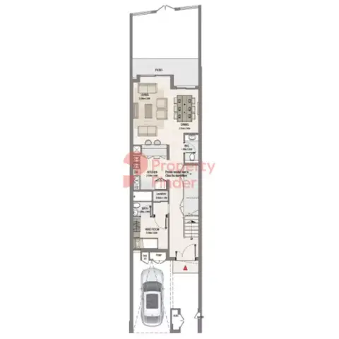 Plattegrond van 2 slaapkamers in Marbella Villas Phase 2 By Rak