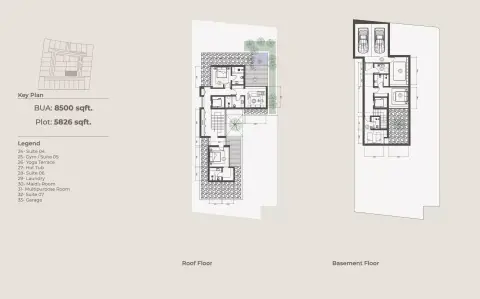 Plattegrond van 7 slaapkamers in Numa Reserve